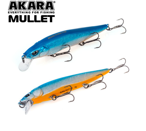 Воблер Akara Mullet 110 F (цвет A82)