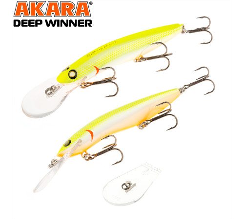 Воблер для троллинга Akara Deep Winner 125 F (цвет A127)