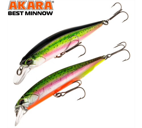 Воблер Akara Best Minnow 100 SP (цвет A208)