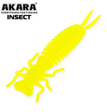 Силиконовые приманки Akara Insect 50 мм, цвет #04Y, 5 шт.