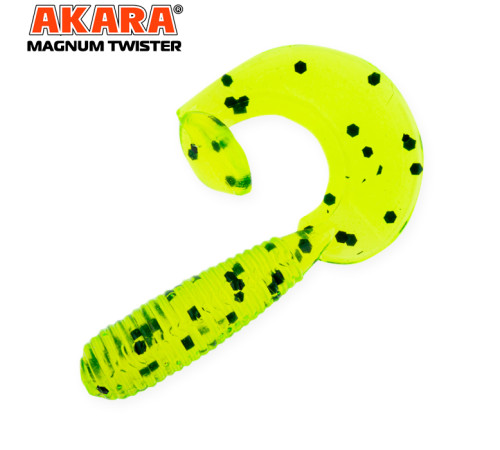 Силиконовые приманки Akara Magnum Twister 20 мм, цвет #418, 8 шт.
