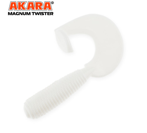 Силиконовые приманки Akara Magnum Twister 20 мм, цвет #02T, 8 шт.