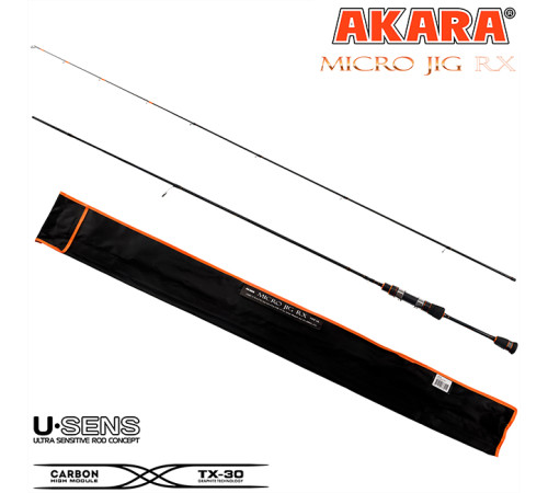 Спиннинг Akara Micro Jig UL 1.92м, 0.5-4гр
