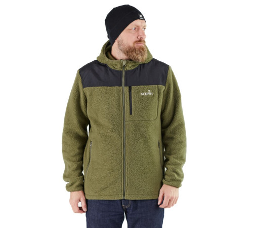 Куртка флисовая Norfin POLARGUARD GREEN, размер S
