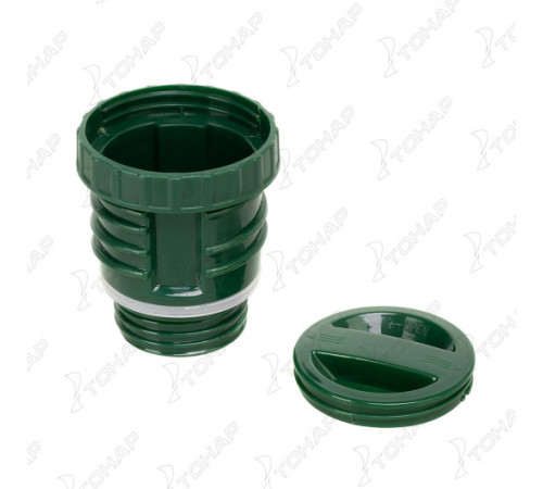 Термос (HS.TM-056-G) 750ML с ситечком зеленый (2 крышки-кружки) TONAR