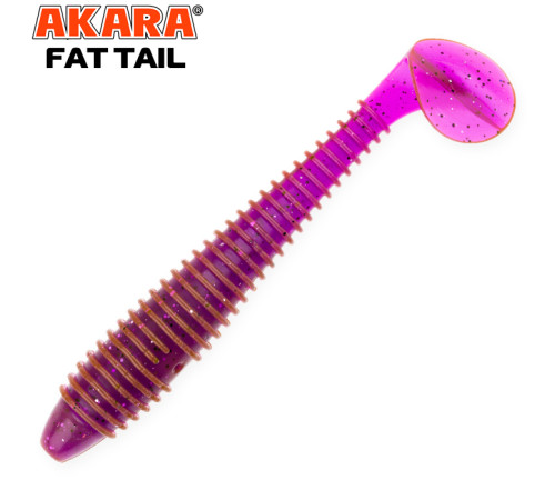 Силиконовые приманки Akara Fat Tail 96 мм,  цвет #413, 4 шт.