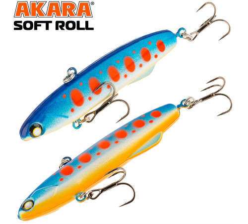 Воблер Akara раттлин Soft Roll 70 (цвет A217)