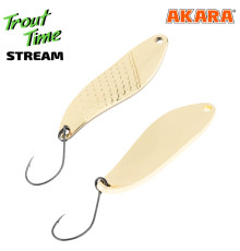 Блесна колеблющаяся Akara Trout Time Stream 50 (8,5 гр) цвет Go