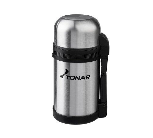 Термос TONAR 1000ML HS.TM-010  (дополн.пласт.чашка, скл.ручка, ремень)