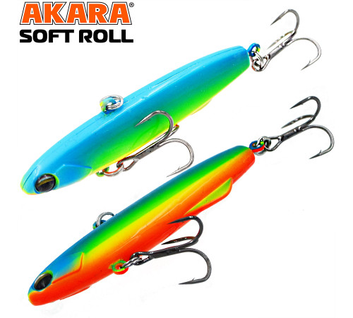 Воблер Akara раттлин Soft Roll 80, цвет A283