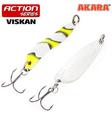 Блесна колеблющаяся Akara Action Series Viskan 65 (15 гр) цвет AB90