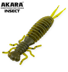 Силиконовые приманки Akara Insect 50 мм, цвет #403, 5 шт.