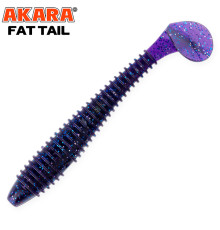 Силиконовые приманки Akara Fat Tail 120 мм,  цвет #X040, 4 шт.