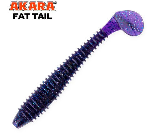 Силиконовые приманки Akara Fat Tail 120 мм,  цвет #X040, 4 шт.