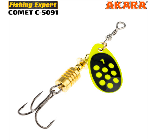 Блесна вертушка Akara Comet (8 гр) цвет 193Y