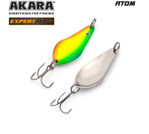 Блесна колеблющаяся Akara Атом Expert 65 (22 гр) цвет 3/Sil