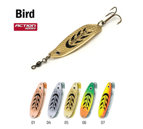Блесна колеблющаяся Akara Action Series Bird 75 (18 гр) цвет 7