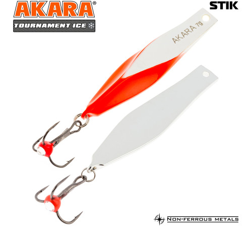 Блесна зимняя Akara Tournament Ice Stik, 8 гр цвет 3/Sil