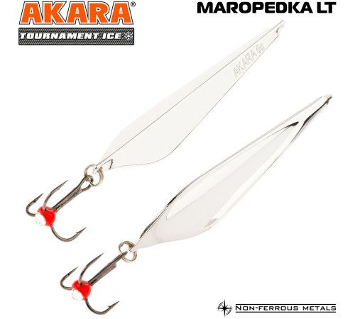 Блесна зимняя Akara Tournament Ice Maropedka Light, 6 гр цвет Sil