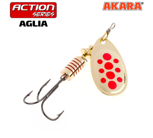 Блесна вертушка Akara Action Series Aglia №0 (2.5 гр) цвет A04