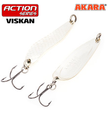 Блесна колеблющаяся Akara Action Series Viskan 65 (18 гр) цвет Sil