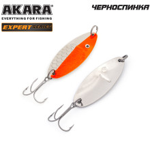 Блесна колеблющаяся Akara Expert Черноспинка 65 (15 гр) цвет 15/SIL