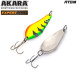 Блесна колеблющаяся Akara Атом Expert 65 (18 гр) цвет 8/SIL