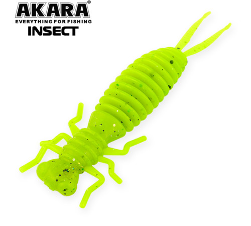 Силиконовые приманки Akara Insect 35 мм, цвет #409, 8 шт.