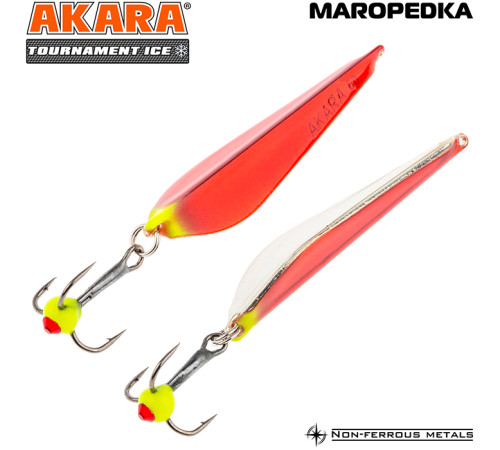 Блесна зимняя Akara Tournament Ice Maropedka, 4 гр цвет 34/Sil
