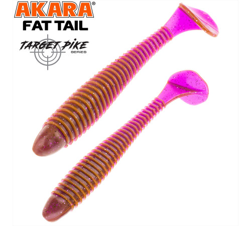 Силиконовые приманки Akara Fat Tail 180 мм,  цвет #413, 3 шт.