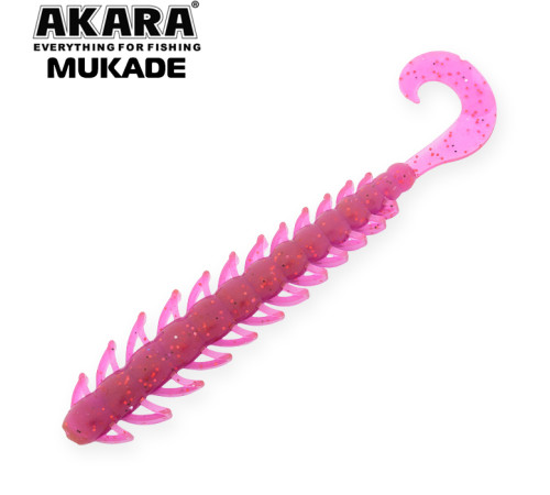 Силиконовые приманки Akara Mukade 110 мм, цвет #413, 4 шт.