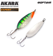 Блесна колеблющаяся Akara Expert Фортуна 80 (24 гр) цвет 18/SIL