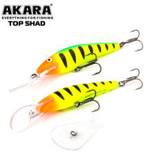 Воблер для троллинга Akara Top Shad 105 F (цвет A102)