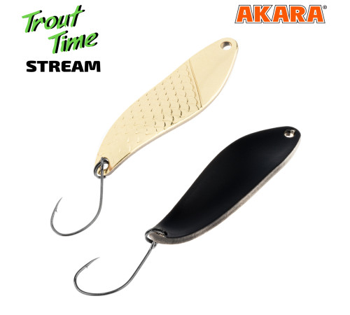 Блесна колеблющаяся Akara Trout Time Stream 50 (8,5 гр) цвет 18/GO
