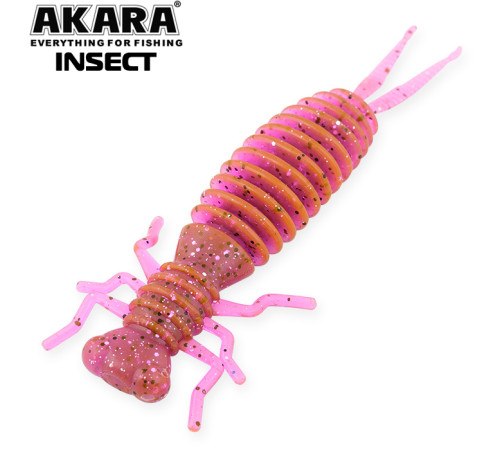 Силиконовые приманки Akara Insect 35 мм, цвет #413, 8 шт.
