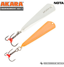 Блесна зимняя Akara Tournament Ice Nota, 3 гр цвет Sil/Cu