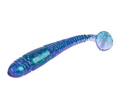 Силиконовые приманки Lucky John Pro Series TIOGA 2.4in Z13, 9шт, виброхвост