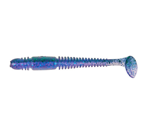 Силиконовые приманки Lucky John Pro Series TIOGA 2.4in Z13, 9шт, виброхвост