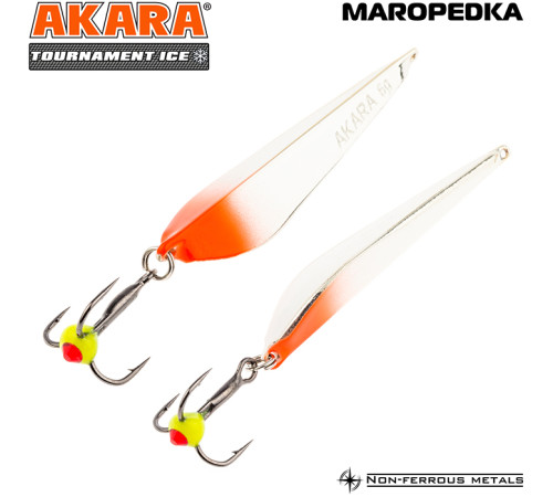 Блесна зимняя Akara Tournament Ice Maropedka, 6 гр цвет 3Sil