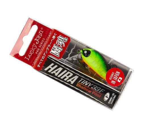 Воблер Lucky John Pro Series HAIRA TINY 33F Shallow Pilot, цвет 301
