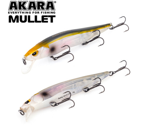 Воблер Akara Mullet 110 F (цвет A77)