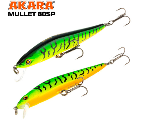 Воблер Akara Mullet 80 SP (цвет A68)