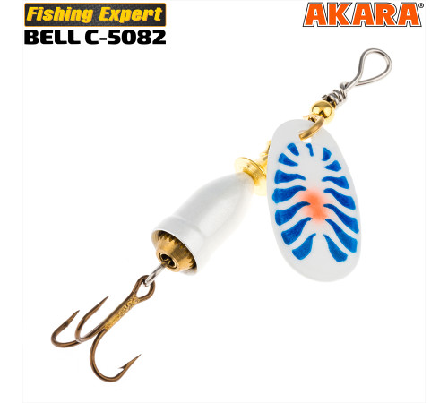 Блесна вертушка Akara Bell C-5082 (13 гр) цвет 195/Sil