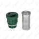 Термос (HS.TM-057-G) 1000ML с ситечком зеленый (2 крышки-кружки) TONAR