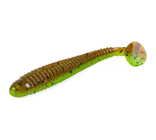 Силиконовые приманки Lucky John Pro Series Spark Tail 4,0in Z15, 5шт, виброхвост