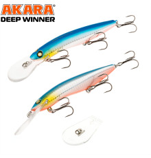 Воблер для троллинга Akara Deep Winner 125 F (цвет A100)