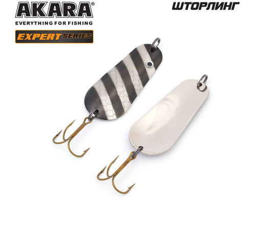 Блесна колеблющаяся Akara Expert Шторлинг 55 (12 гр) цвет 14/SIL