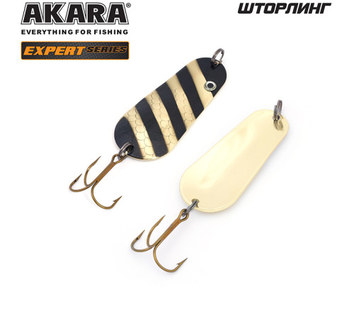 Блесна колеблющаяся Akara Expert Шторлинг 55 (12 гр) цвет 14/GO