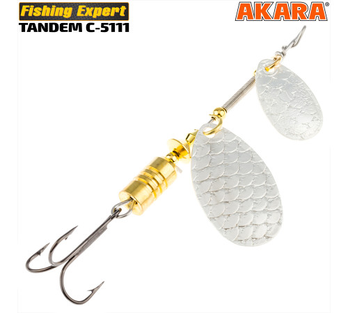 Блесна вертушка Akara Tandem №4/2 (10 гр) цвет 9-116