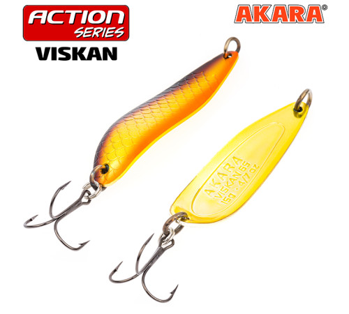 Блесна колеблющаяся Akara Action Series Viskan 65 (15 гр) цвет AB114
